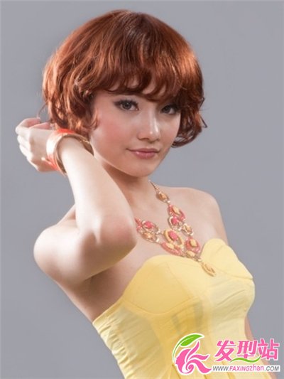 國字臉短發(fā)女生流行燙發(fā)發(fā)型 個(gè)性燙發(fā)輕松換臉