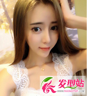 清新瘦臉的直發(fā)發(fā)型 大圓臉女生的救星