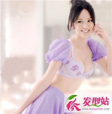臺灣性感天后陳喬恩 時尚發(fā)型演繹不一樣的內(nèi)衣誘惑