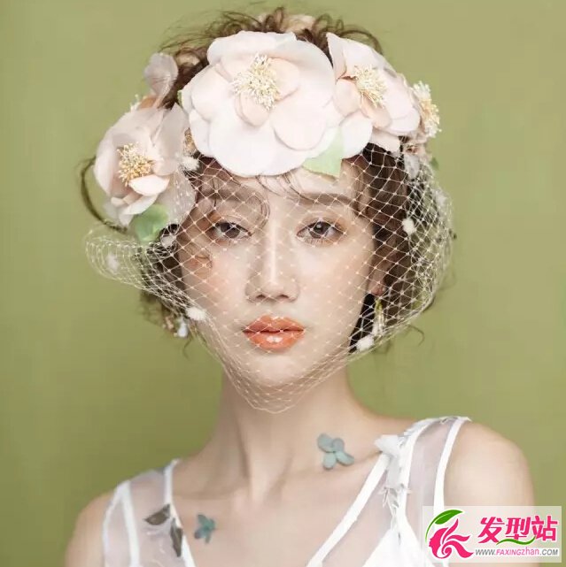 花藝新娘發(fā)型