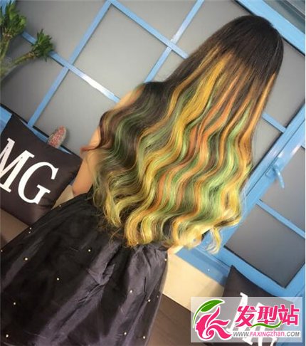 彩色接發(fā)染發(fā)