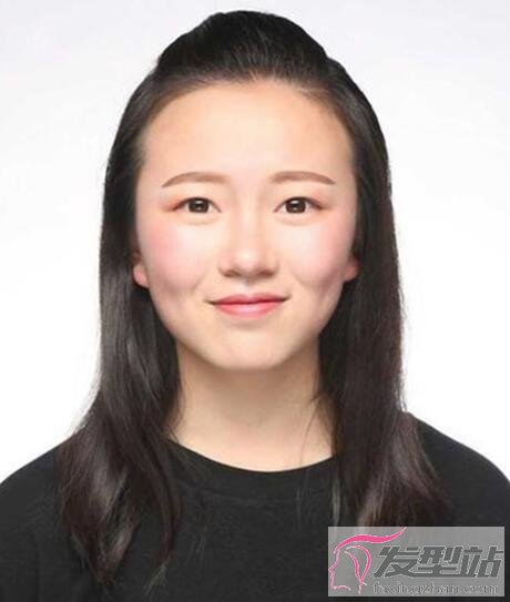 女生證件照發(fā)型