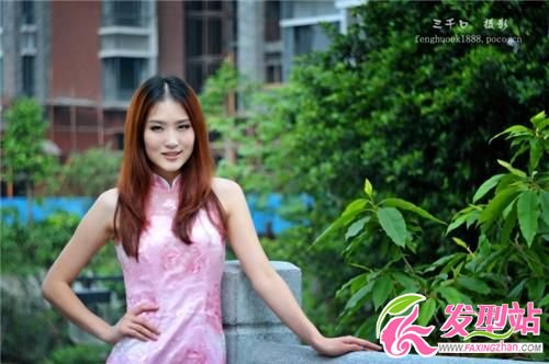 旗袍小姐中長(zhǎng)直發(fā)造型秀 旗袍小姐中長(zhǎng)直發(fā)造型秀