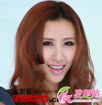 鵝蛋臉女生卷發(fā)發(fā)型圖片