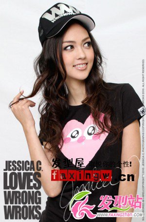 模特兒jessica c.發(fā)型圖片