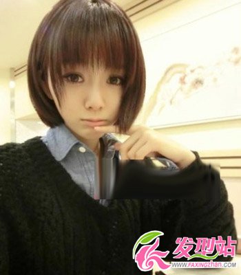 女生冬季流行短發(fā)發(fā)型